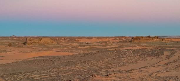 The red oasis Timimoun in Algeria