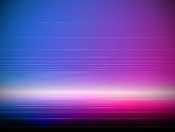 retro purple vapor-wave horizon grid background - pink backgrounds lighting equipment disco stock illustrations