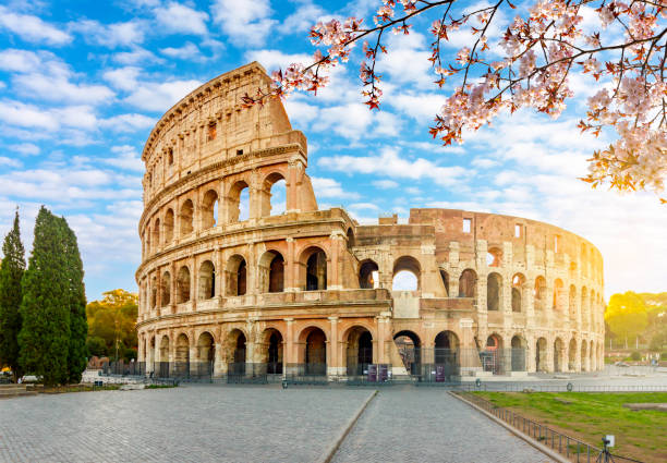 istock Colosseum (Coliseum) building in spring, Rome, Italy 2023215432