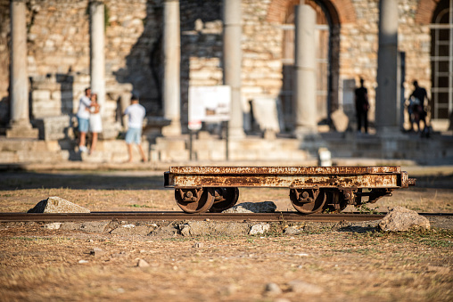 Ephesus ancient city - Ephesus Stadium and rail transport