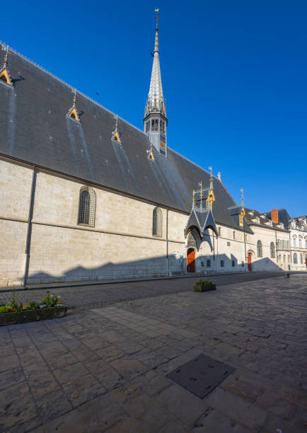 hospices de beaune or hotel-dieu de beaune, beaune, burgundy, france - côte d'or zdjęcia i obrazy z banku zdjęć