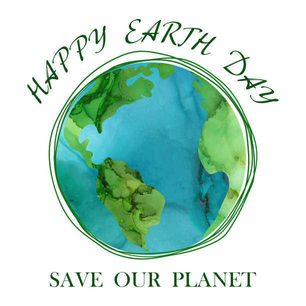 istock Happy Earth Day! Environment protection. Social banners, cards, or posters. Saving the planet. Vector illustration. 2023343737