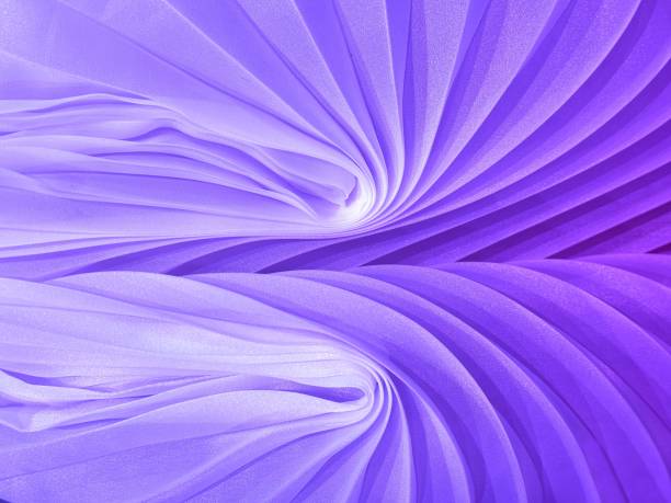 istock Purple blue shining chiffon gofre textile background. 2023351594