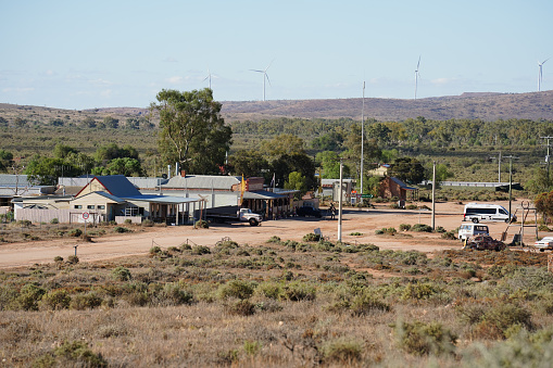 The historic mining town of Silverton, NSW. A ghost town attraction near Broken Hill