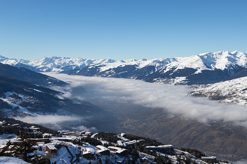 The Aletschgletscher (Aletsch Glacier) is the largest glacier in the Alps. It has a length of about 23 km. The Glacier is located in the eastern Bernese Alps in the Swiss canton of Valais.