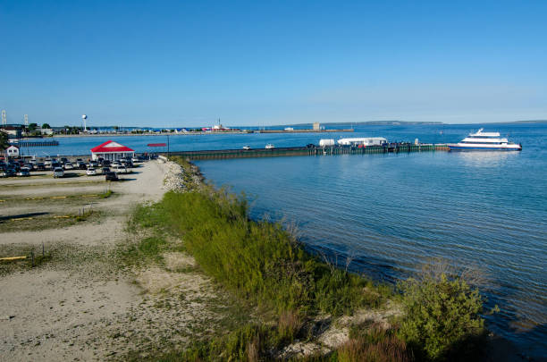 istock Mackinaw City - Lake Huron Side Late Afternoon 2023497781