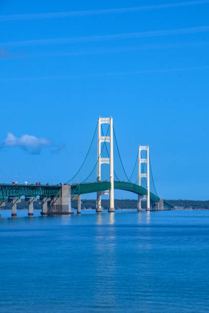 istock Mackinac Bridge - Telephoto View 2023507223