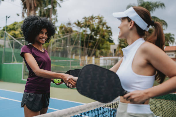 istock Final handshake of the match pickleball 2023552580