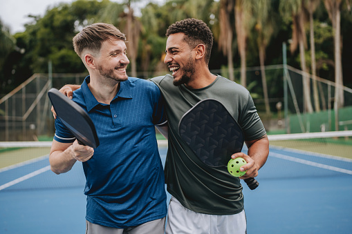 Celebrate pickleball point