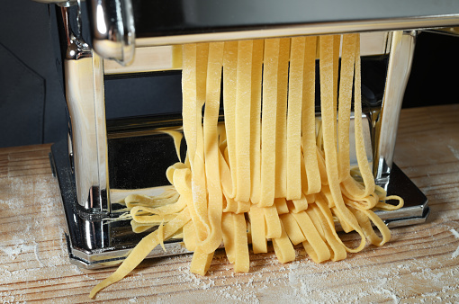 Homemade pasta.