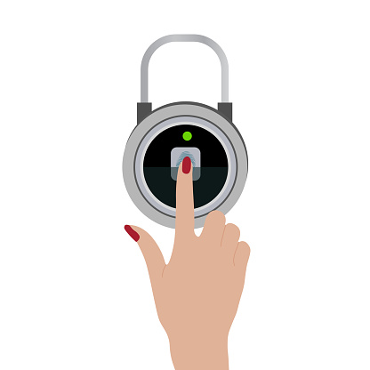 Identity Security, fingerprint operated padlock