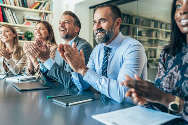 istock Multi-ethnic group of business persons during a conference 2023661574