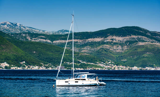 istock Boat in Adriatic sea, Montenegro 2023670456