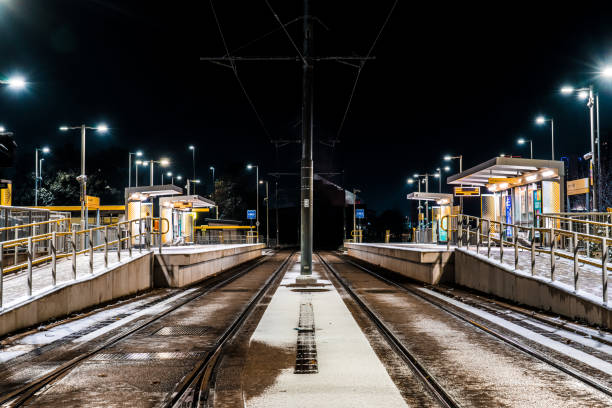 istock Manchester Metrolink, tram station 2023709562
