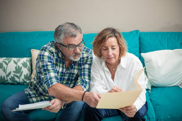 istock Retired Couple Managing Finances Together 2023725277