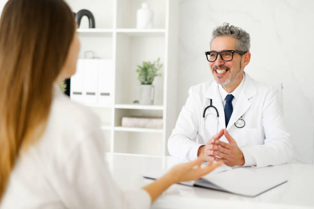 istock A conversation between a healthcare professional and a patient during appointment 2023763834