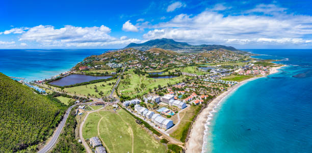 istock St Kitts Aerial Panorama from Timothy Hill 2023775365