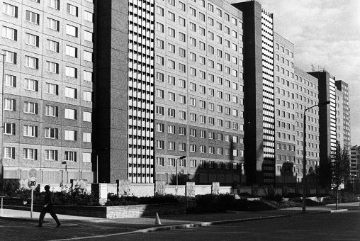 Berlin, German Democratic Republic - September 01, 1989; Headquarters of the Ministry for State Security of the GDR on Normannenstrasse in the Lichtenberg district.