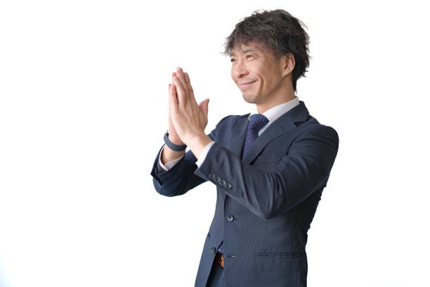 istock Businessman  ask and thanks 2023929430