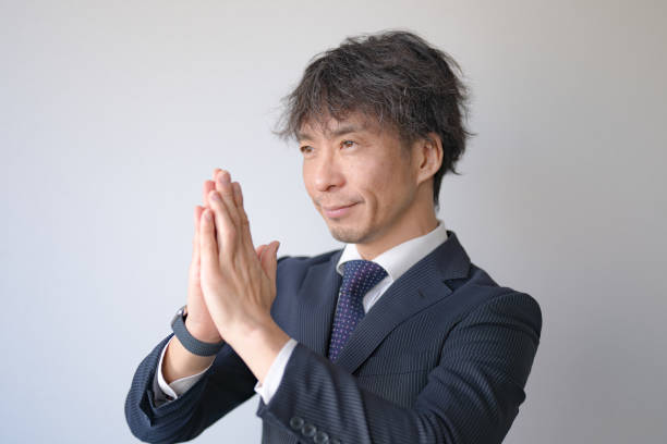 istock Businessman  ask and thanks 2023929433