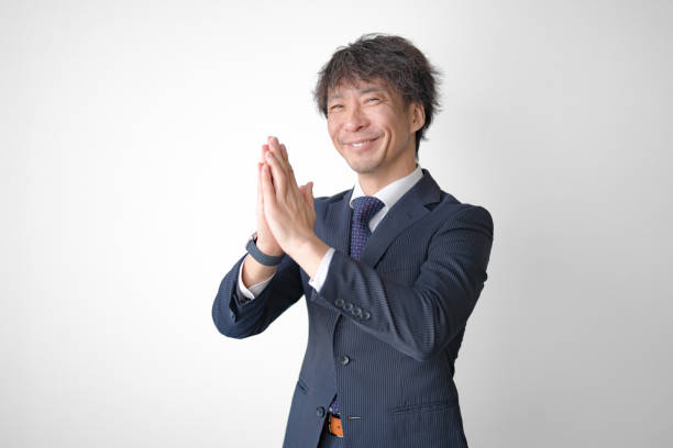 istock Businessman  ask and thanks 2023929452