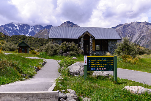 White Horse Hill camping area, Mt Cook,  South Island, New Zealand