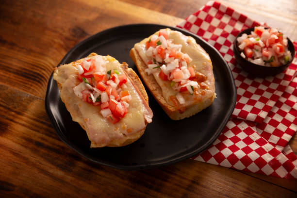 istock traditional Mexican breakfast Molletes 2023960535