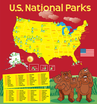 US National Parks Map
https://maps.lib.utexas.edu/maps/united_states/us_general_reference_map-2003.pdf