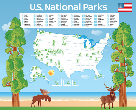 USA National Park Map
https://maps.lib.utexas.edu/maps/united_states/us_general_reference_map-2003.pdf