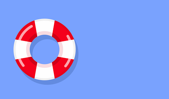 Life preserver buoy ring help icon. Lifebuoy saver raft swim vector jacket.