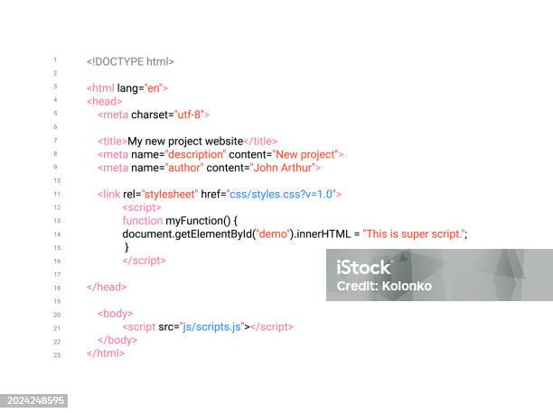 Html Screen Code Program Developer Background Computer Web Interface ...
