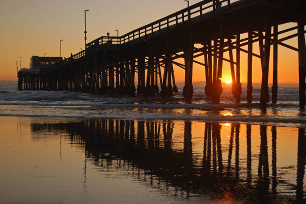 istock Sunset at the pier on the coast 2024310640