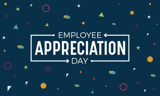 Vector illustration on the theme of National Employee Appreciation Day, First Friday in March. Holiday concept for banner, greeting card, poster and background design.
