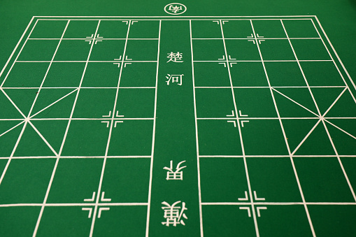 Close up of Chinese chess board