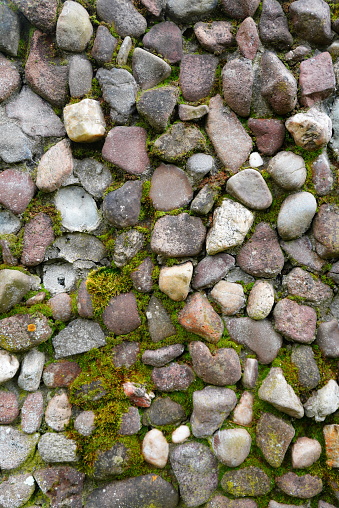Tiny rocks scattered on the ground