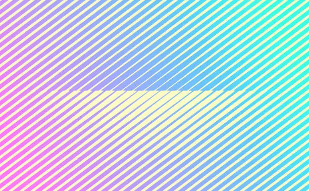 Vector illustration of Half tone background with diagonal stripes