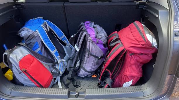 istock Backpacks in the car trunk 2024506810