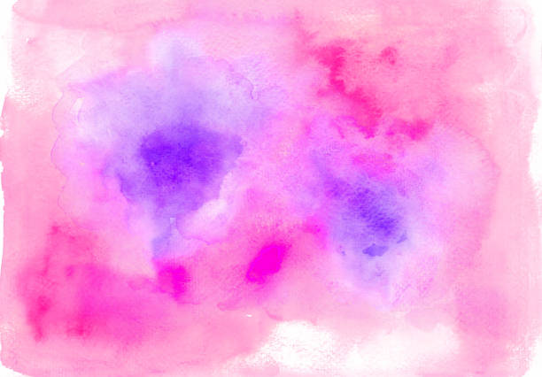 istock Abstract background with watercolor blur. Different shades of pink, blue, purple. 2024555262