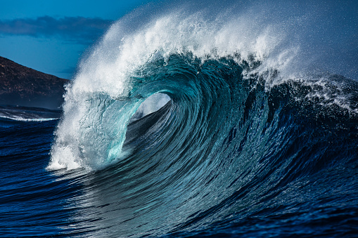 Powerful Tahitian Wave
