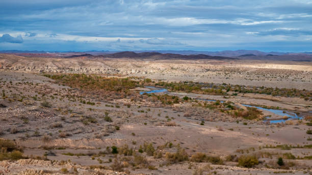 istock Desert landscape near Lake Mead, characterized by its arid terrain with sparse vegetation. 2024630535