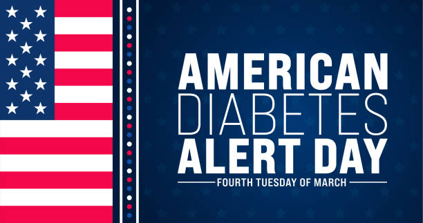 istock March is American Diabetes Alert Day background template. Holiday concept. use to background, banner, placard, card, and poster design template with text inscription and standard color. vector 2024647936