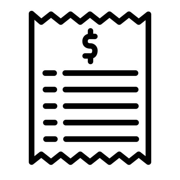 invoice vector icon design illustration - 3844 stock illustrations