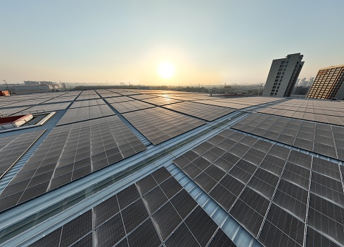 Rooftop solar power generation