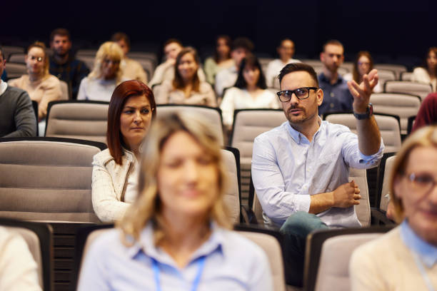 istock Professional seminar in convention center! 2024728564