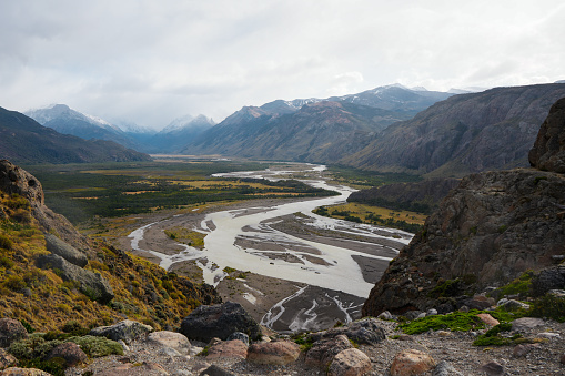 A landscape shot from a series covering the Huemul Circuit and the mountain town of El Chaltén.