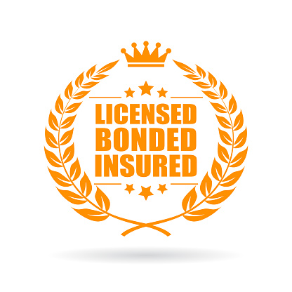 Licensed bonded insured laurel business icon