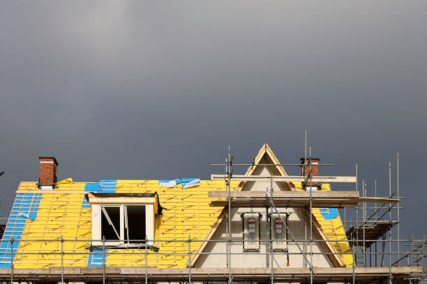 Construction of new district called Wilderzijde in Bergschenhoek the Netherlands