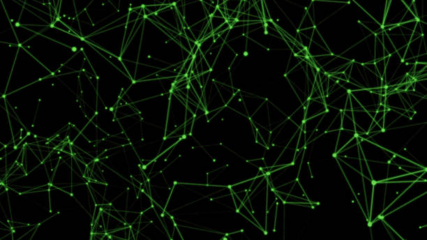 Abstract digital background of points, lines and triangles. Hitech digital design concept for Ads, brochures, flyers, magazine, business card, banner. Connection structure data visualization.
