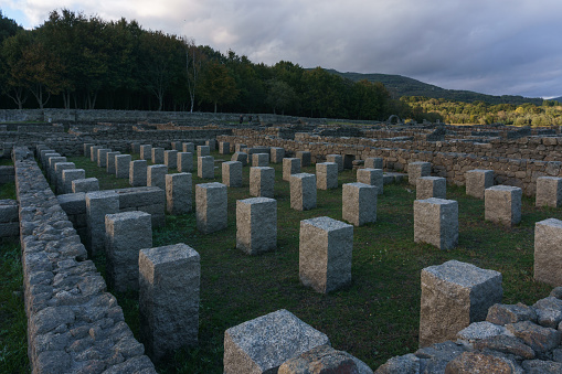 Aquis Querquennis old Roman camp at Bande, Ourense, Galicia, Spain