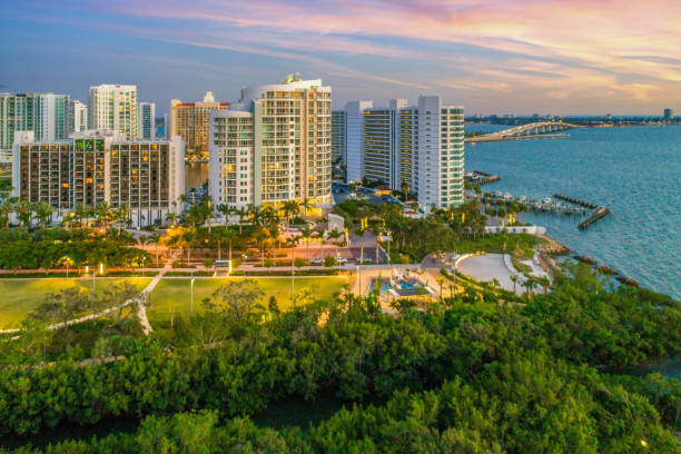 istock miami city skyline seen from the air at dusk with a cloudy sky 2024918361